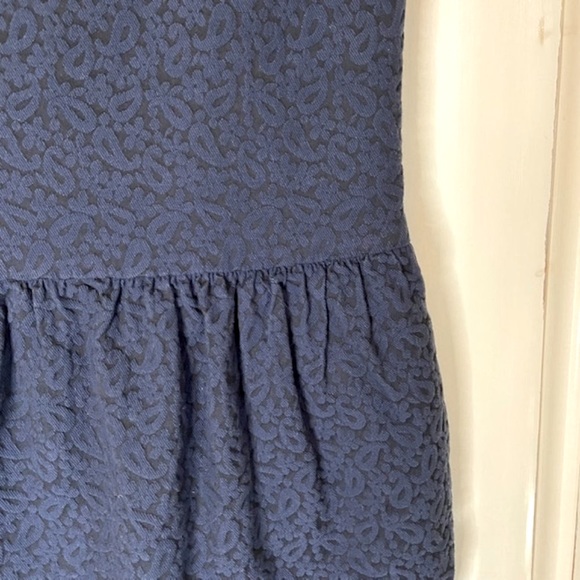 Club Monaco Sleeveless Drop-Waist Jacquard Mini Dress - Picture 7 of 12